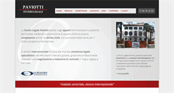Desktop Screenshot of paviotti.com